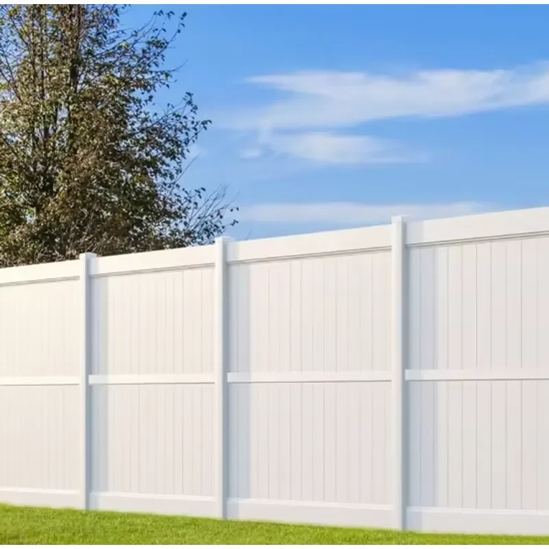 PVC Privacy Fence Panels 8ft.H X 6ft.W White Vinyl Fence, 8-Foot-Tall Privacy Fence Panels