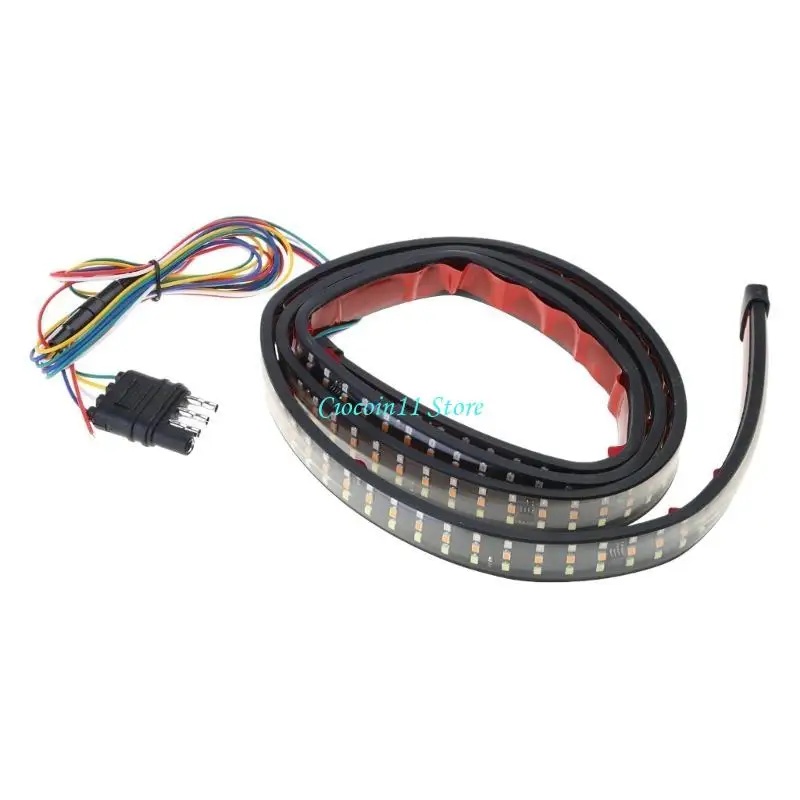 

Y1UB SUV 60" 3 Row LED Strip Tailgate Light Bar Truck Reverse Brake Tail Lamp