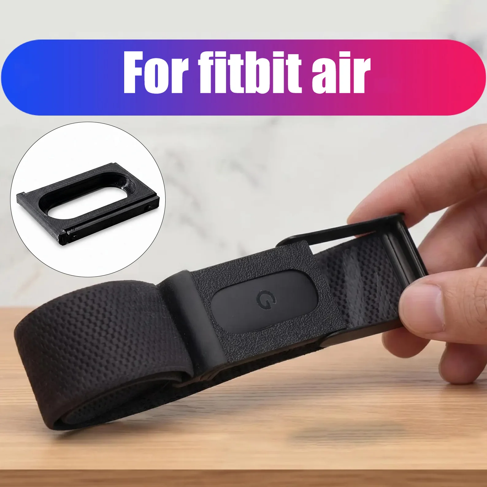 Image of Geeignet für Fitbit Air + Whoop 5.0 Combo+Armband-Zubehör, kreative Modifikation, Ersatz für Fitness, Wandern, Laufen