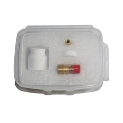 2.4MM 10#12#14# 16# 20# Ceramic Welding Cup Kit + White Alumina Ceramic Nozzle Cups For WP17/18/26