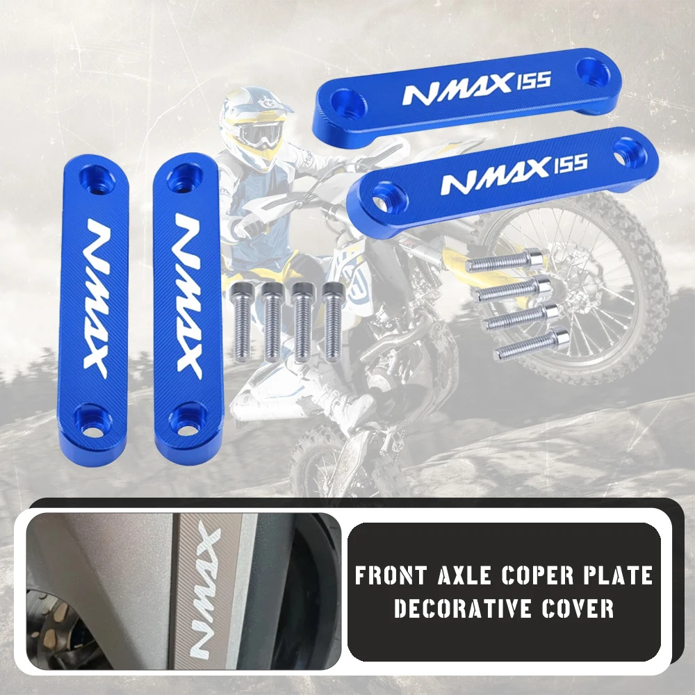 

N-MAX 155 Front Axle Coper Plate Decorative Cover For Yamaha N MAX NMAX N-MAX 155 2017 2018 2019 2020 2021 2022 2023 2024 2025