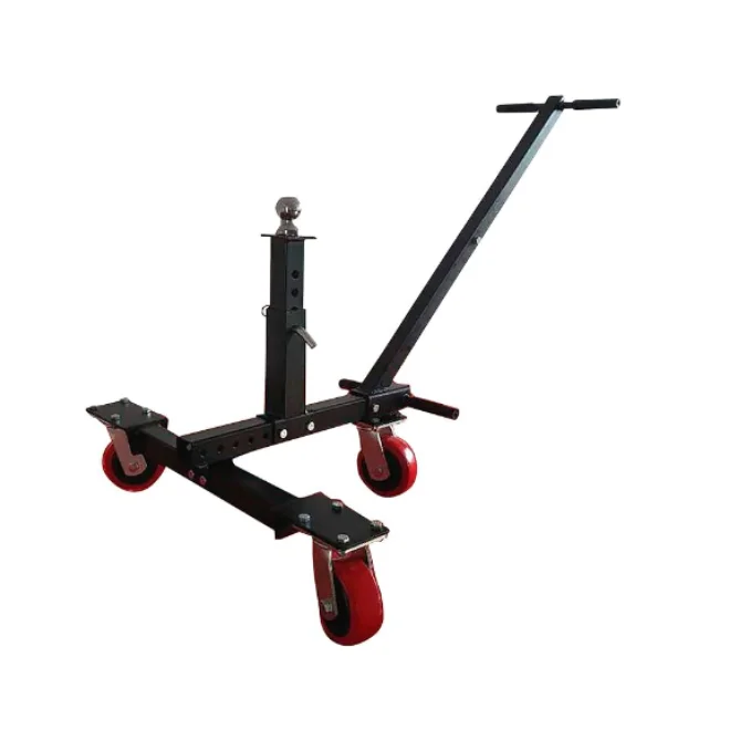 1000lbs/453KG Capacity Trailer Towing Dolly With 3 Wheels Height Adjustable Trailer Dolly Mover for Home Factory