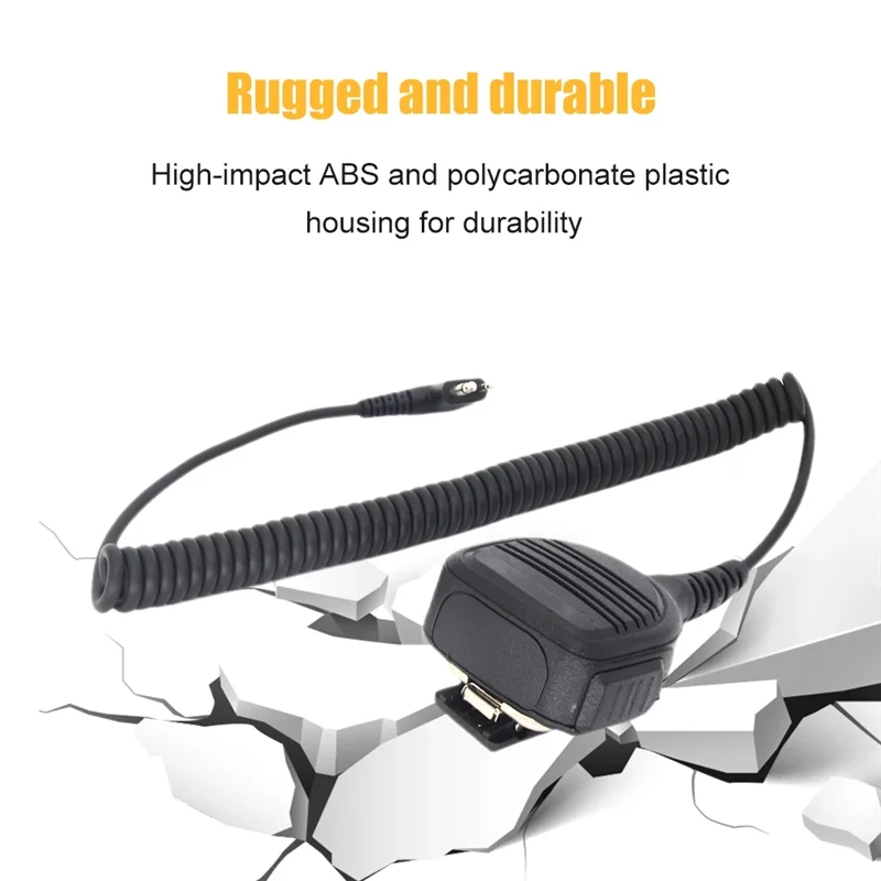 

-A02R Speaker Mic Microphone For Motorola DP1400 EP450 GP88 CP88 CP180 XTN446 GP300 PR400 P080 Shoulder Walkie Talkie Parts