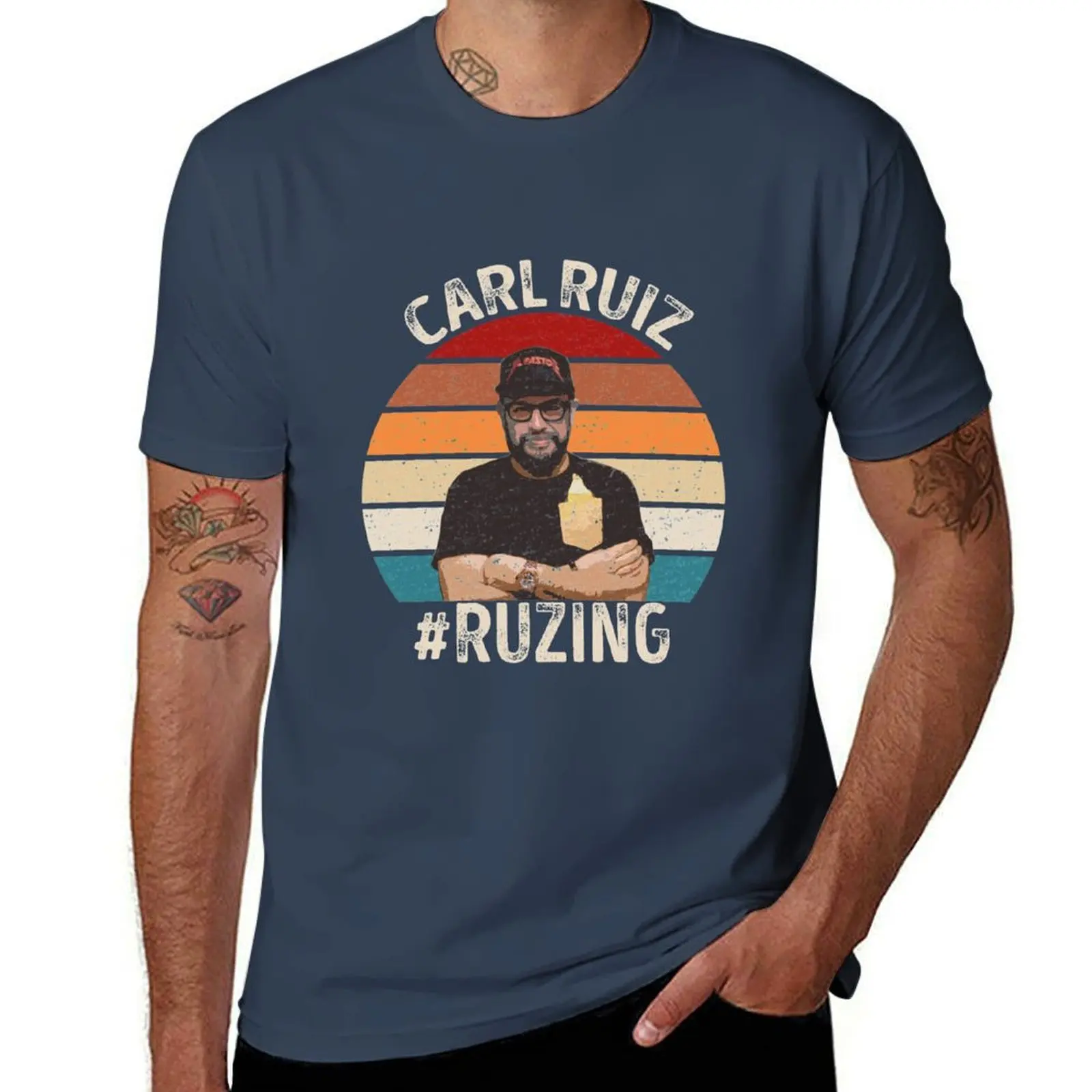 Carl #Ruizing Ruiz T-Shirt Lightweight Casual Summer T-Shirt