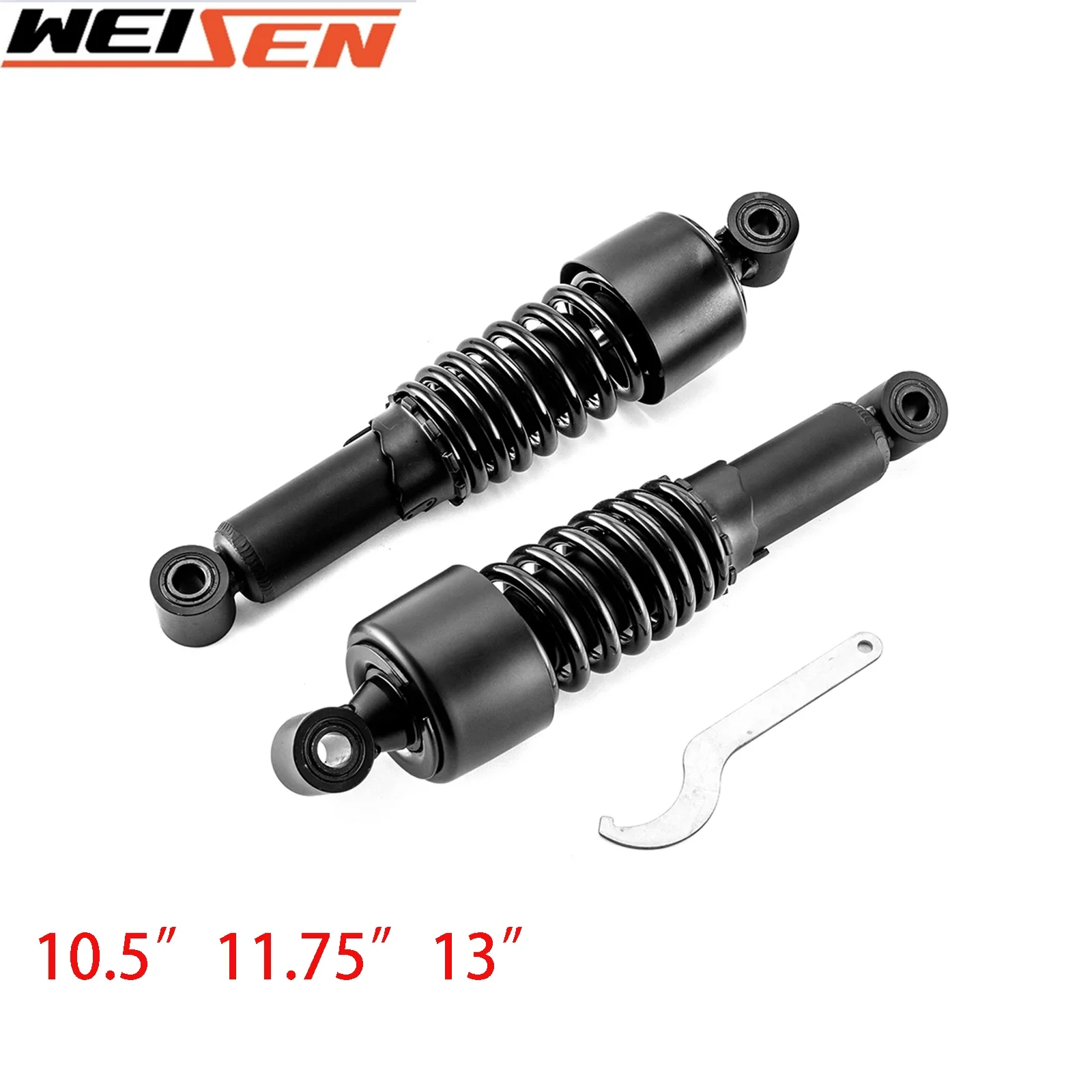 

Motorcycle 10.5/11.75/13 Inch in Rear Shocks Lowering Kit Preload Adjustable for Harley Davidson Touring FLT/FLHT/FLHR/FLTR/FLHX