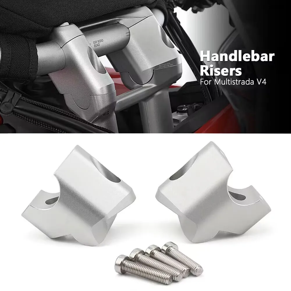 

Motorcycle Handlebar Elevated Code Pole Installation Accessories Are Suitable For Ducati Multistrada V4