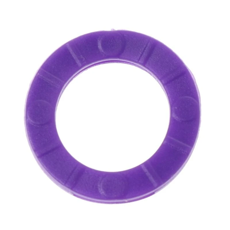 24Pcs Plastic for Key Cap Tag Sleeve Rings Identifier Label Perfect Coding Sy
