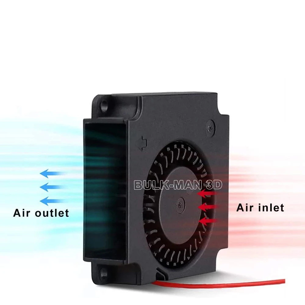 2Pcs/lot DC 12V 24V 40x40x10mm Hydraulic/Dual Ball Bearing Blower Turbine 4010 Cooling Fan for 3D Printer Parts