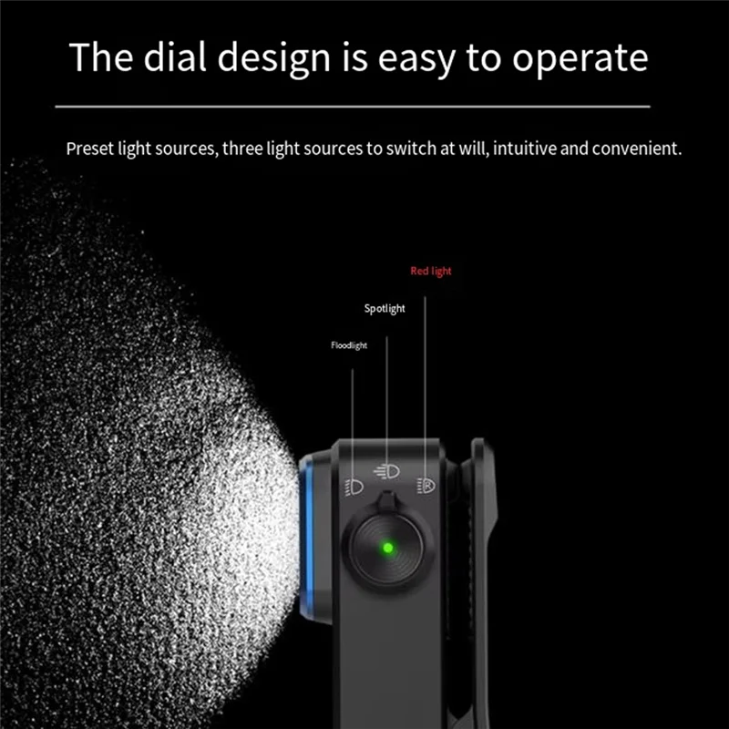 ABNO-Oclip Ultra EDC Flashlight Type-C Rechargeable, Floodlight Type-C Rechargeable, Floodlight