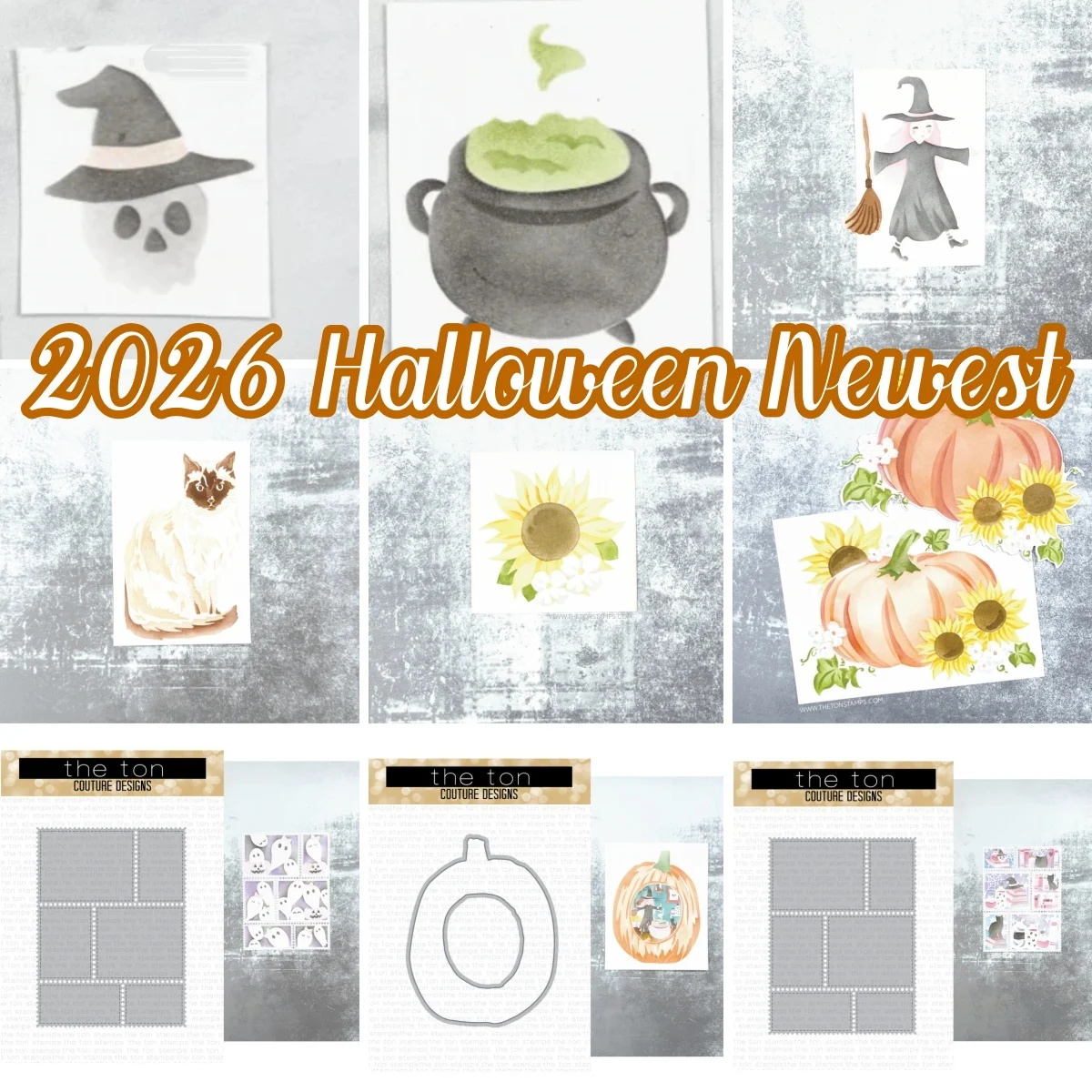 2026 Newest August Release Halloween Metal Cutting Dies Stencil For DIY Scrapbook Craft Decoration Embossing Template Supplies