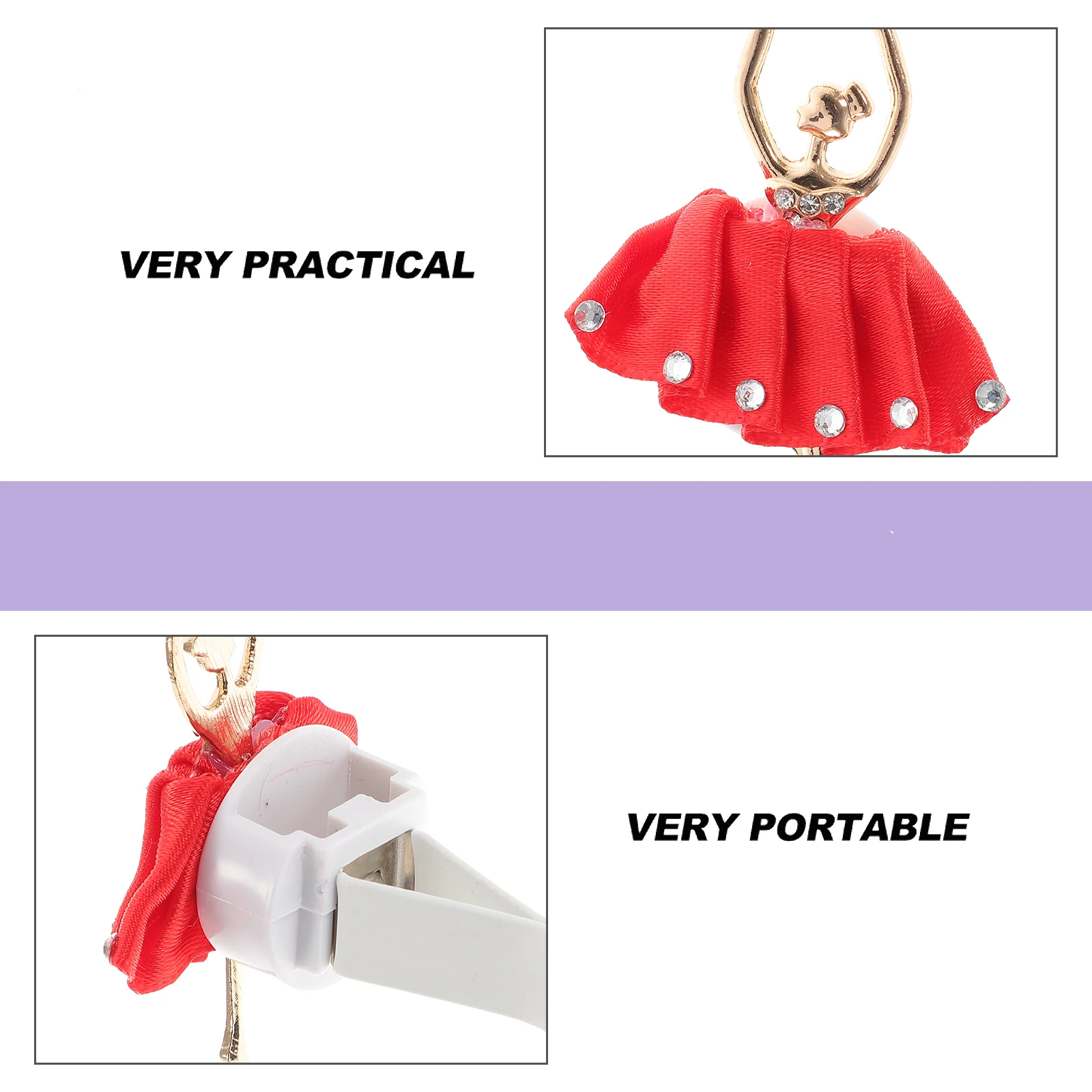 

2pcs Car Air Freshener Outlet Perfume Ornament Vent Clip Auto Aroma Durable Rustproof Fresh Fragrance Unique Stylish Bling