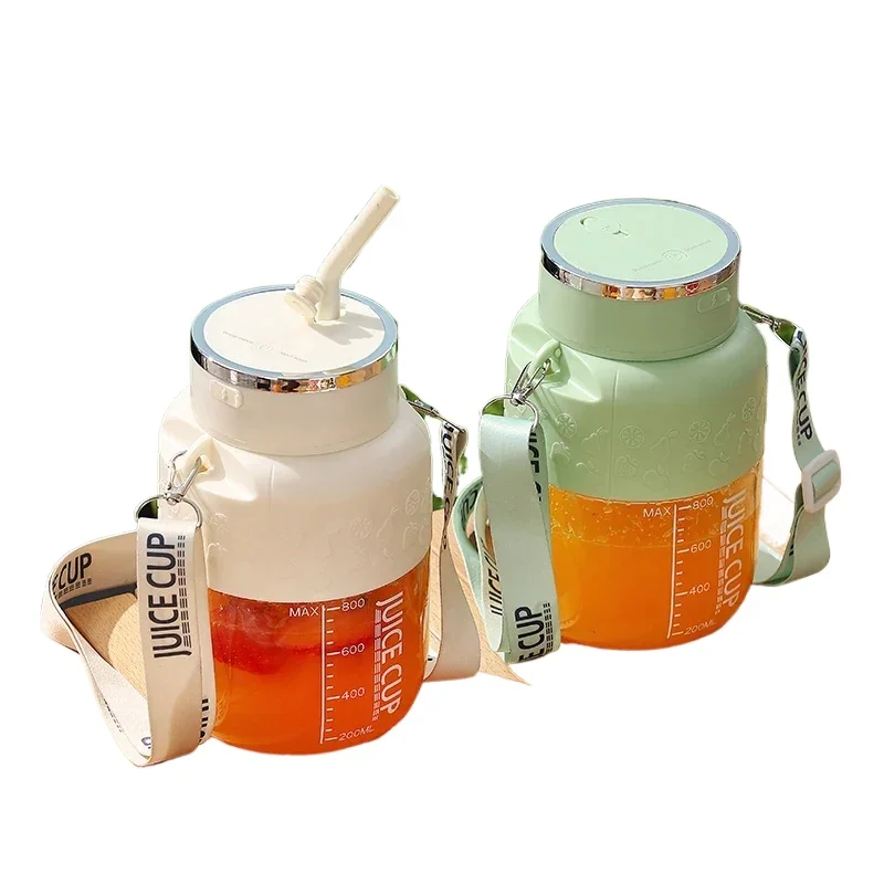 

Wireless Portable Electric Juicing Bucket 800ml Large Capacity Sports Fruit Juicer with 10 Stainless Steel Blades