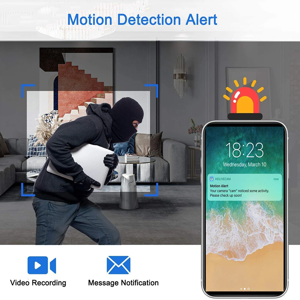 4K HD WIFI Clock Camera 120degree Camera Micro Cam IR Night View Alarm Camcorder Digital Watch Video Mini DVR Oculta Small Cam