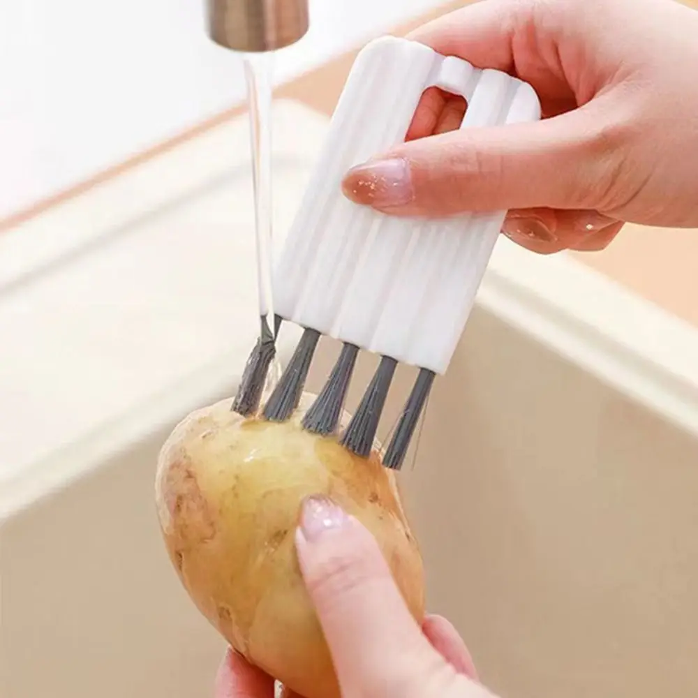 Suspensible Cleaning Brush Sanitary Versatile Multi-functional Soft Bristles Cleaning Tool Cup Scrubber Milk Bottle Brush