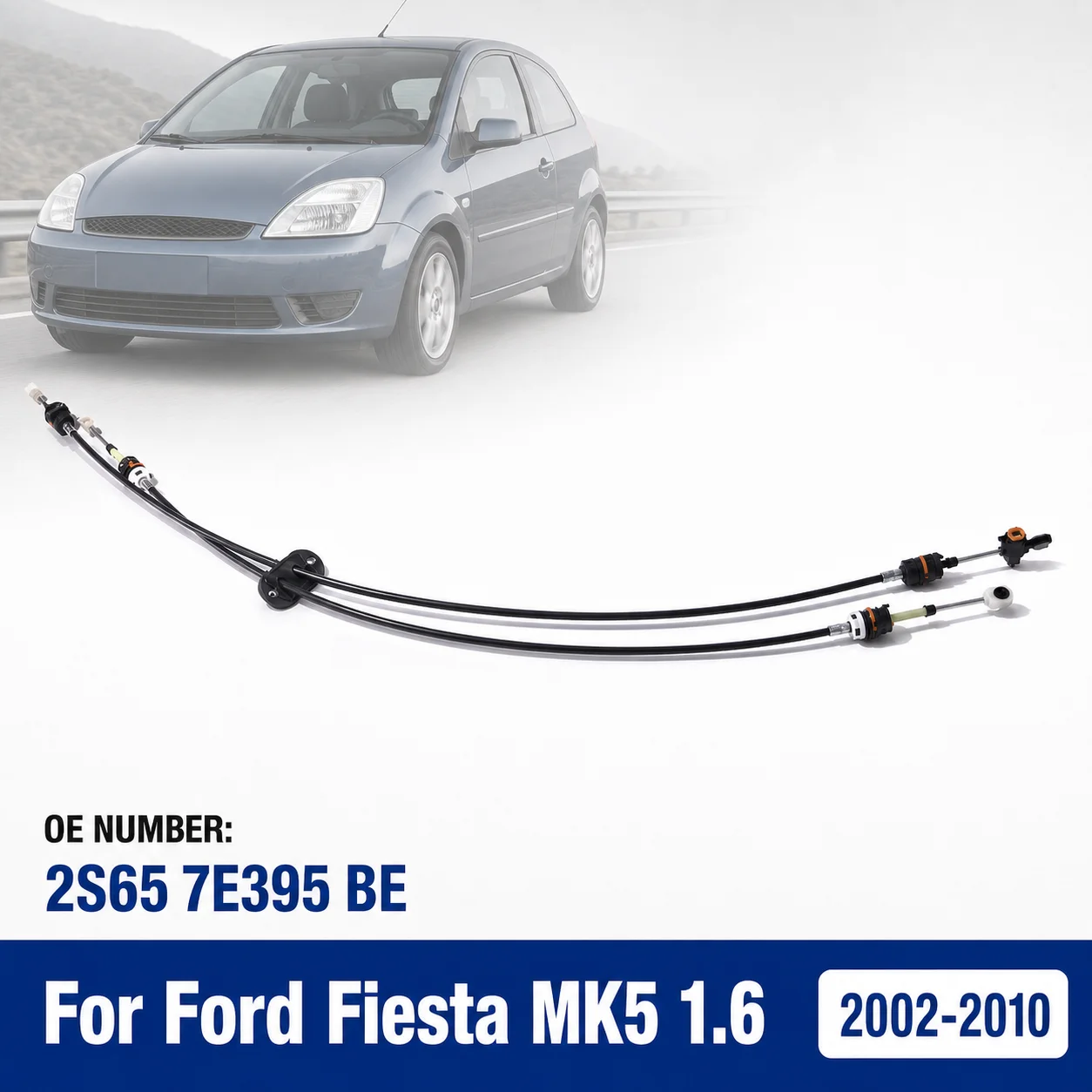 Transmission Manual Shift Cable For Ford Fiesta V MK6 Fusion Gear 2001 2002 2003 2004 2005 2006-2008 2S657E395BE 2S657E395BA