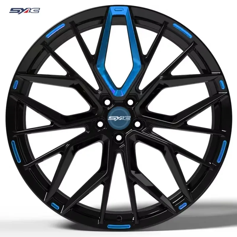 SYAC Factory Direct Sales High Quality Multiple Spoke Customization Aluminium Alloy Forged 18-22 Inch Wheel