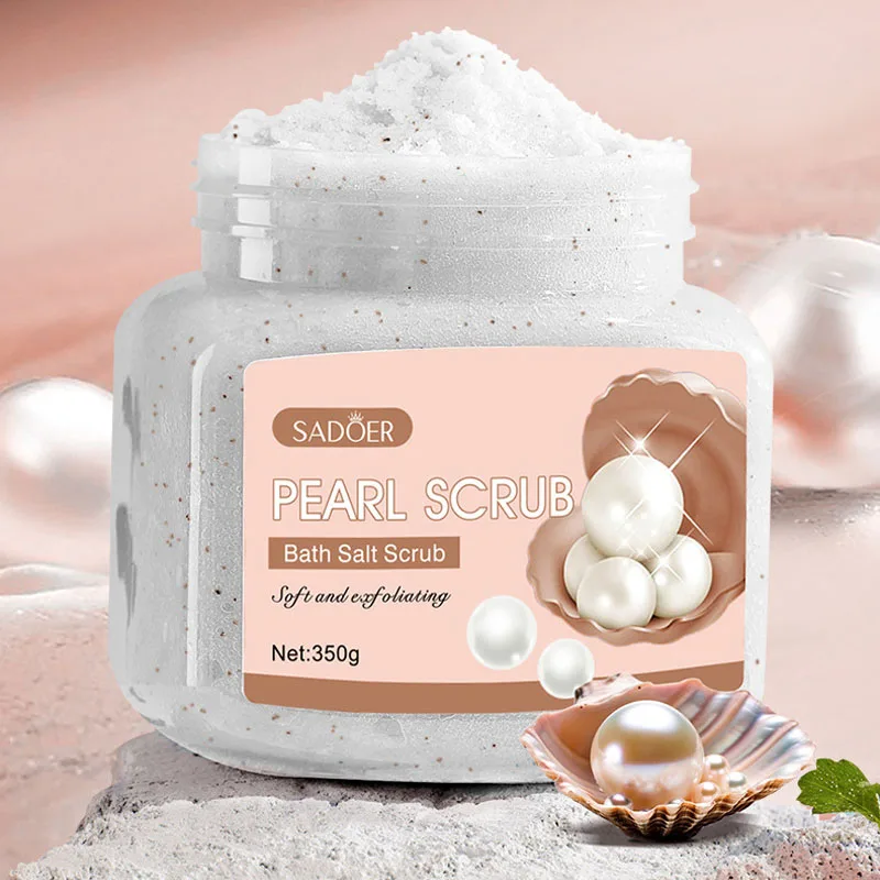 350g Body Scrub Exfoliators Cream Bath Salt Scrub Whitening Moisturizing Brightening Smooth Anti Oxidation Remove Dead Skin