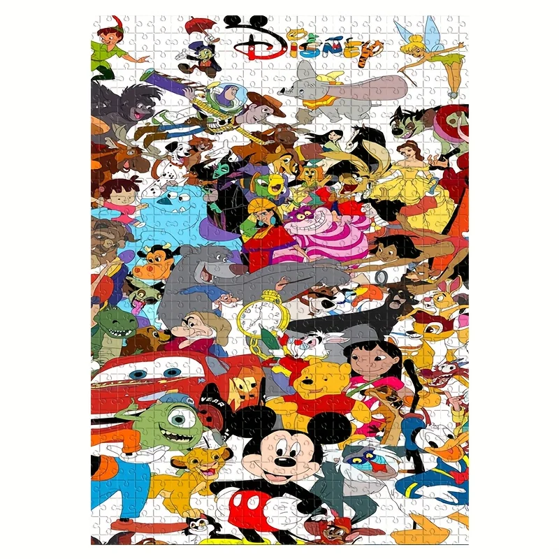 

1000 шт. головоломки с животными Диснея, как Микки Маус, Винни Пух, Стич и Дамбо. Эта настенная головоломка — Пе