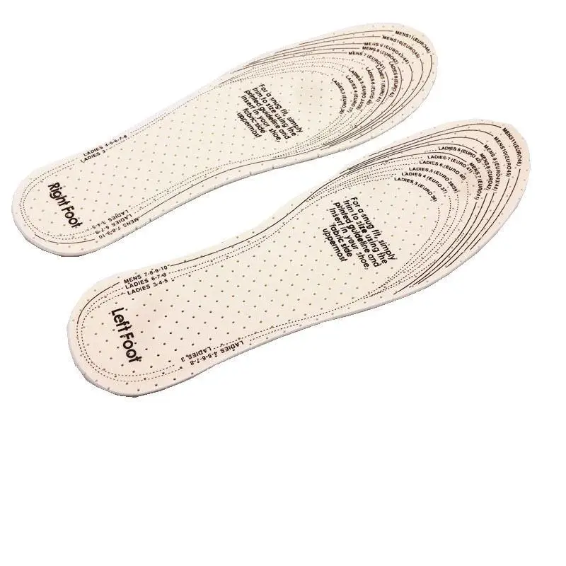 1Pair Of Breathable Sweat-Absorbent Sports Latex Insoles Comfortable Insoles For Men And Women