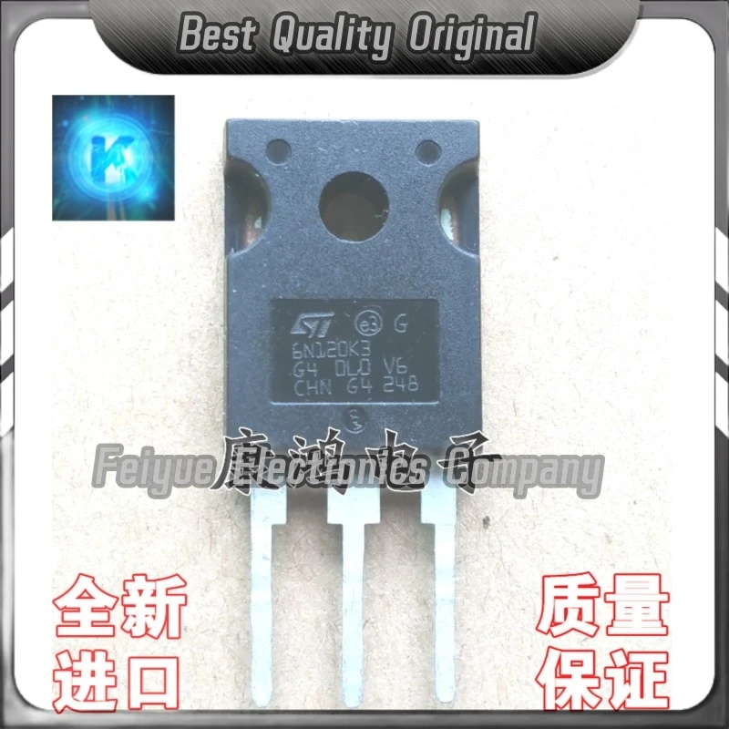 5PCS-20PCS   6N120K3 STW6N120K3 TO-247 MOS 6A/1200V  Best Quality Imported Original