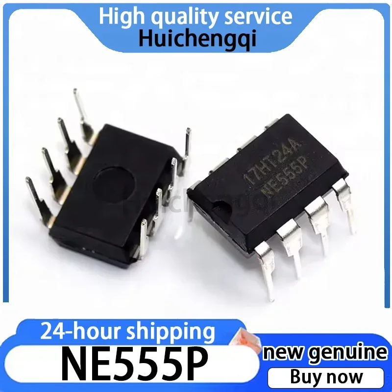 20PCS Genuine NE555P NE555 Package DIP-8 100kHz 1 Single Precision Timer/timer