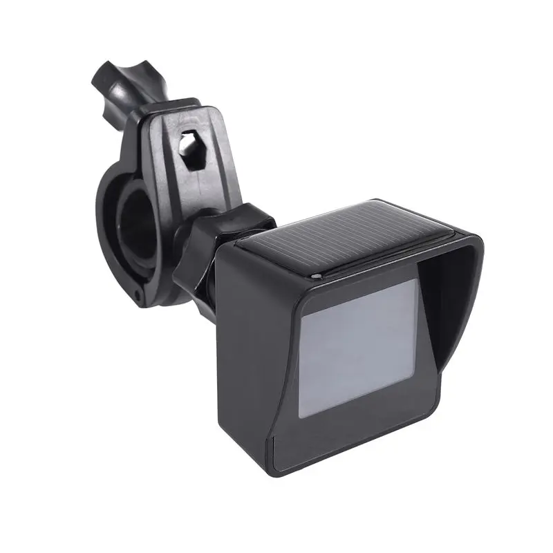Solar Wireless Tire Pressure Monitoring System Motorcycle TPMS Tire Pressure Monitor LCD Display 3 External Sensors-Boom