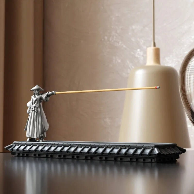 Zen Style Incense Holder Ash Catching Design Household Desktop Incense Tray Creative Home Bedroom Study Decor Ornament