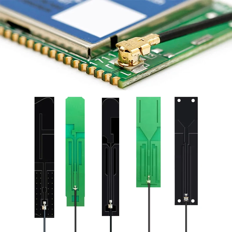 10PCS Full Band 5G 4G LTE 3G GSM PCB Patch Flexible Omni WiFi Antenna 600~6000Mhz Internal Board IPEX1 IPEX4 U.fl MHF4  SMA