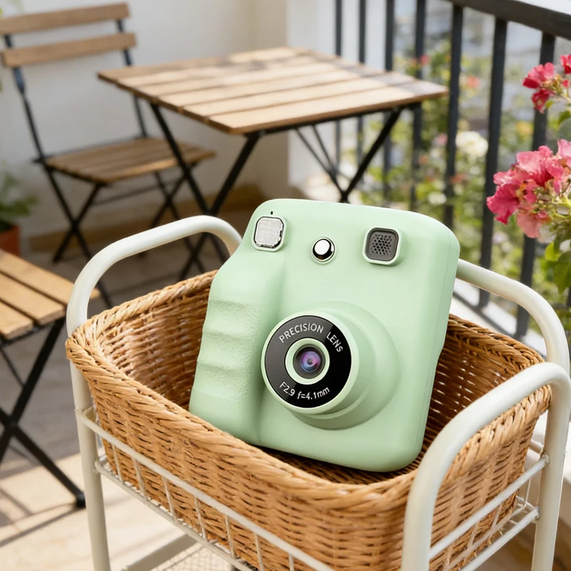 Multi-function Kids Camera Thermal Paper Camera HD Digital Video Camera Portable Snapshot Printing Camera Kids Birthday Gifts