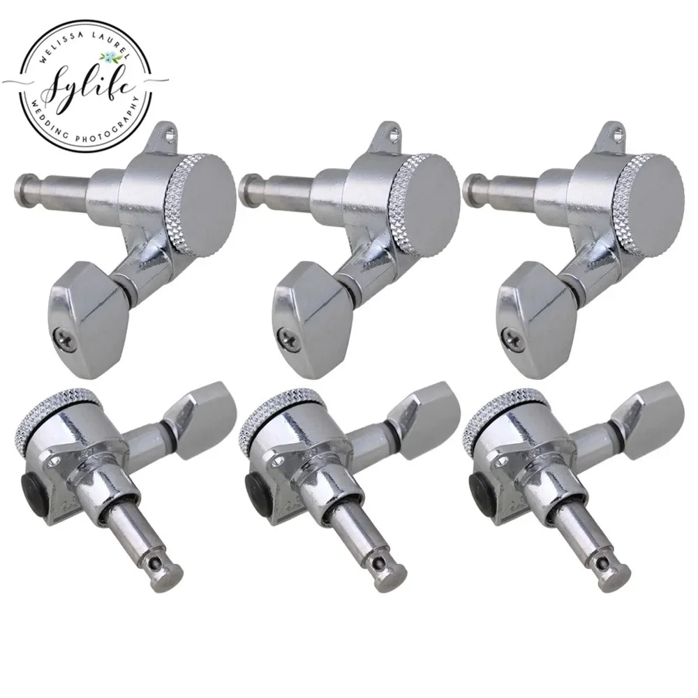 chrome Auto lock Electric Acoustic Guitar Machine Heads 6R