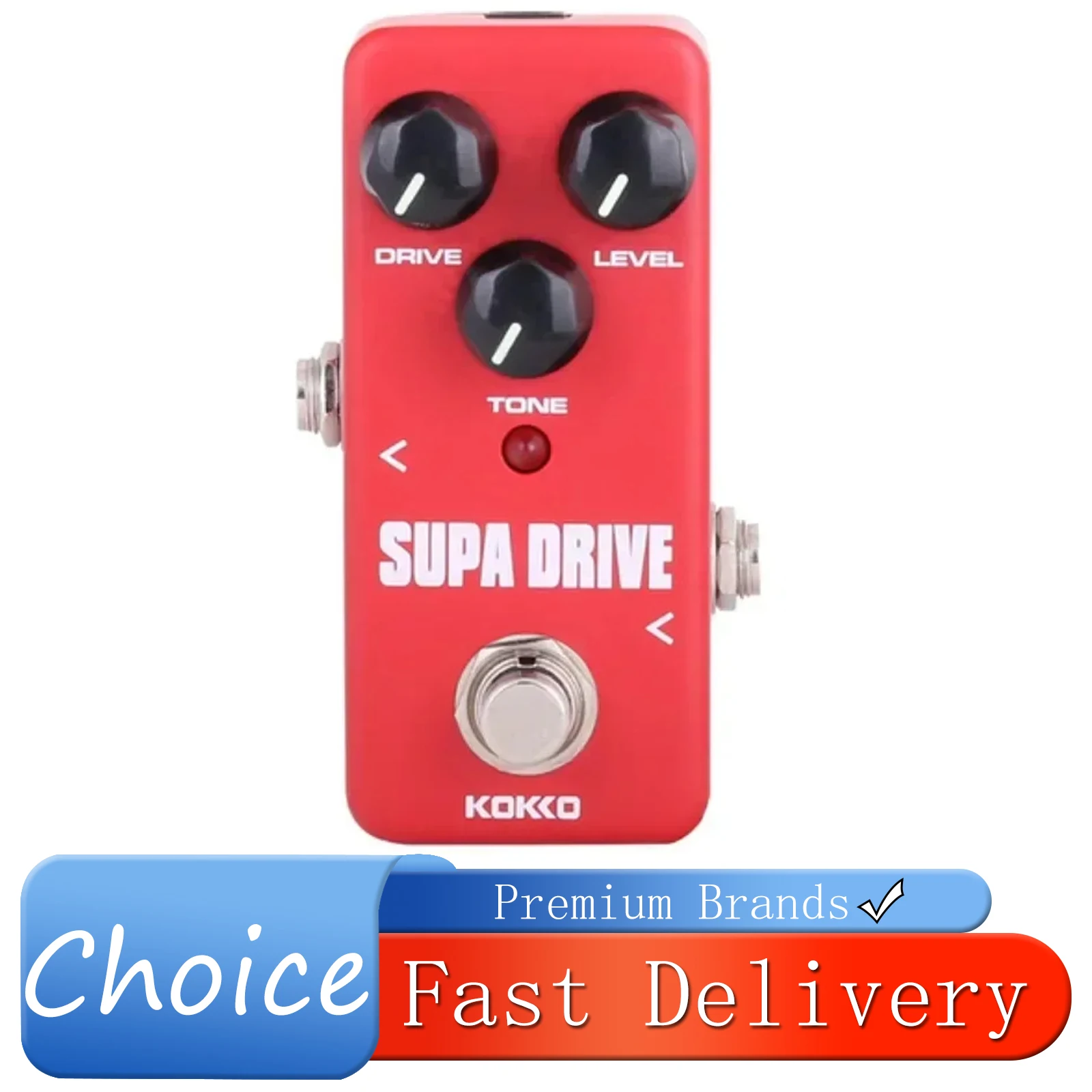 

KOKKO Supa Drive педаль эффектов для электрогитары FOD5 эффект Overdrive портативная педаль инструменты Запчасти аксессуары для гитары