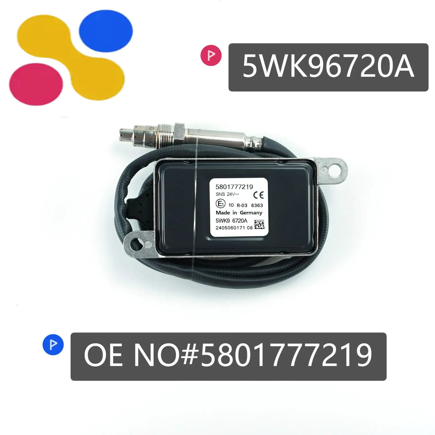 

High Quality Auto Spare Parts NOx Sensor 5WK9 6720A 5WK96720A 5801777219 Nitrogen Oxide Sensor for IVECO Trucks Buses Diesel