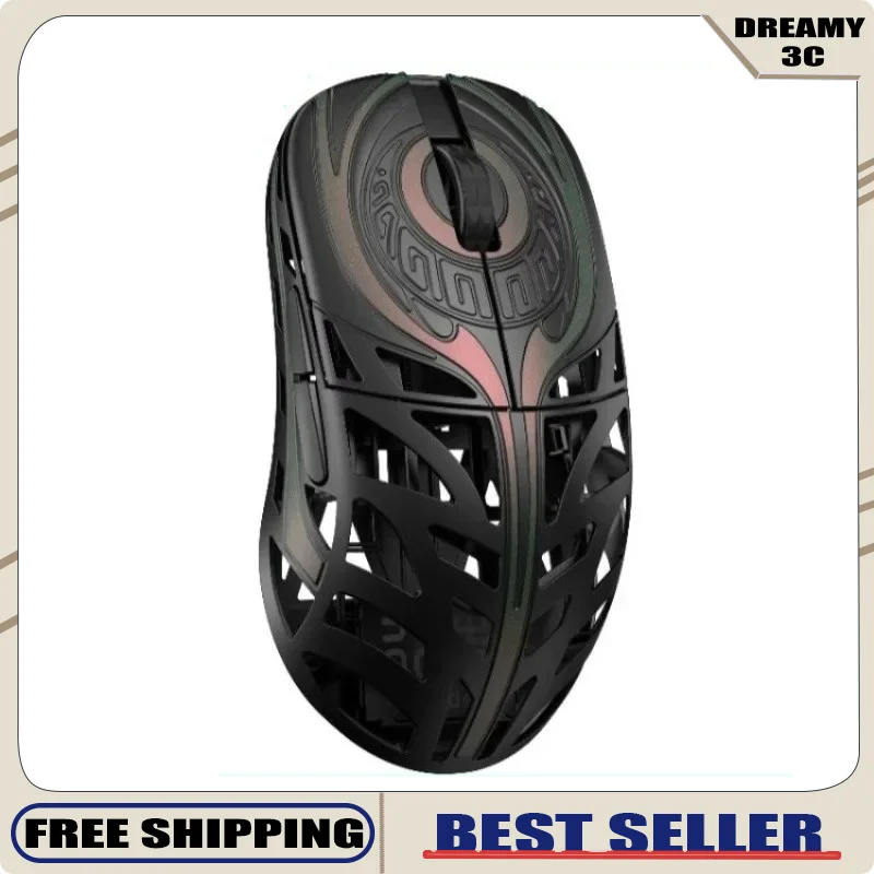 WLMOUSE Strider 45g Magnesium Wireless Gaming Mouse PAW3950HS Sensor 8K Polling Magnesium Alloy Lightweight Dual Micro-switch