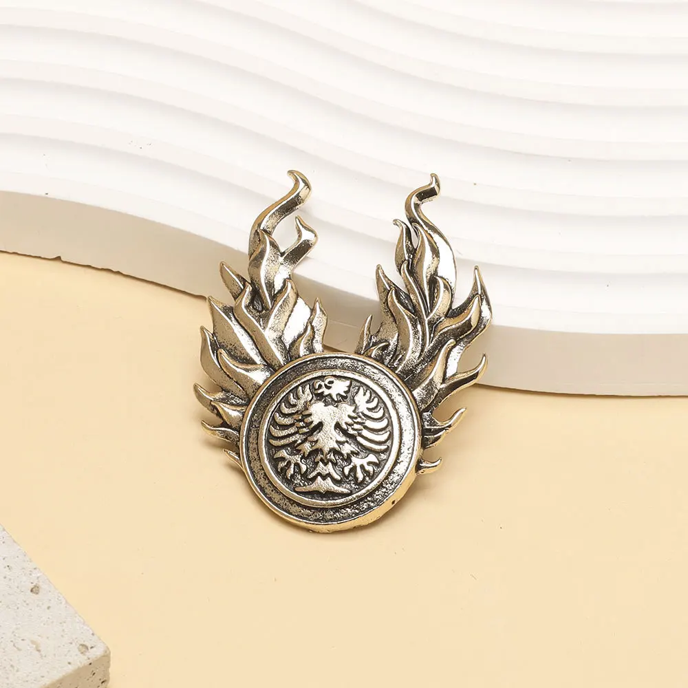 Game 40K Peripherals Twin Tailed Comet Pin Brooch Metal Badge Lapel Pin Cosplay Jewelry Accessories Fan Collection Gifts