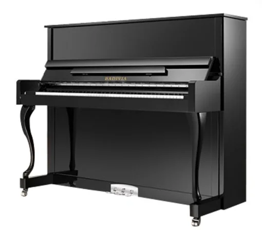 

88-Key Black High-Gloss Upright Piano Spruce Soundboard Five Solid Wood Backposts 18-Layer Hardwood Hot-Pressed Pinblock BL-P