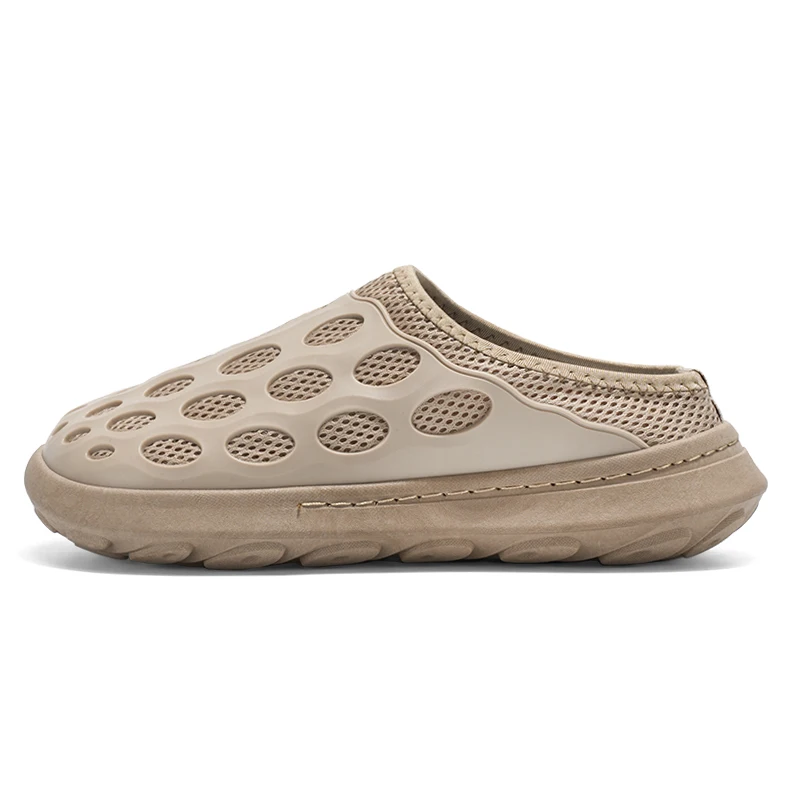 2025 Summer New Thick Bottom Increase Wear-resistant Outdoor Beach Comfortable Fashion Leisure All-in-one Baotou Slippers