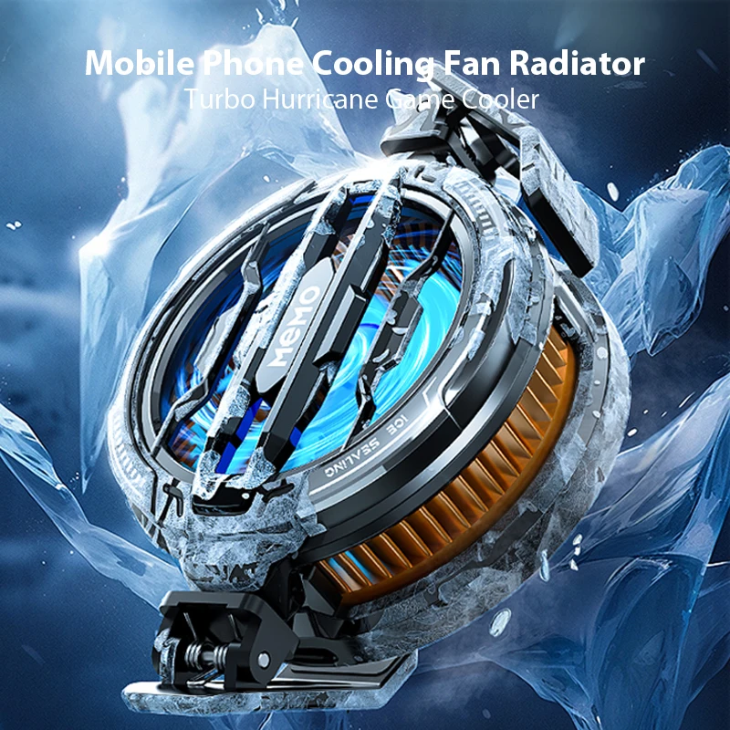 Magnetic Phone Cooler, Semiconductor Mobile Phone Cooler, Cooling Fan Radiator for Gaming Portable Phone Cool Heat Sink