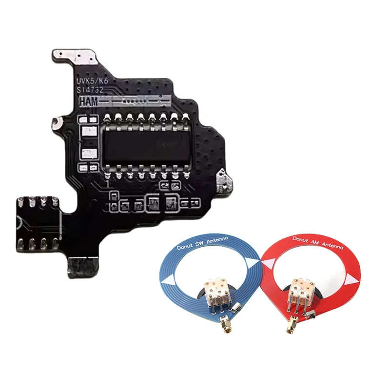 -MEOF para modificación del módulo Quansheng K5/K6 SI4732 + antena 2Xdonut módulo de Radio de onda corta módulo de modificación de intercomunicador