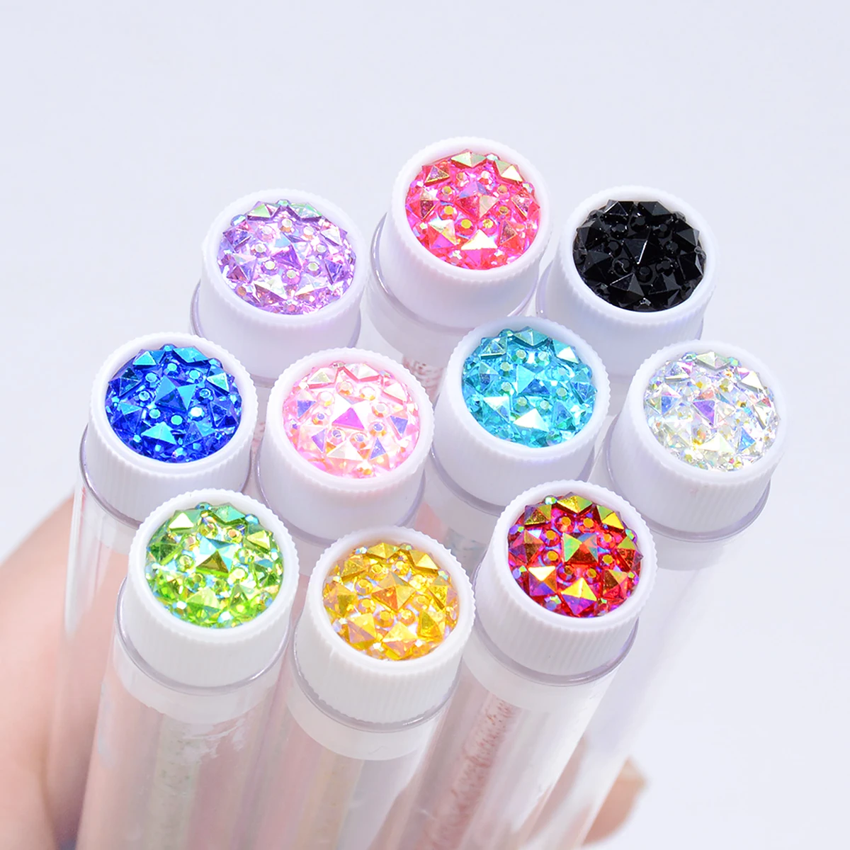 20 pz Spazzole Per Ciglia Vuote Tubi Riutilizzabili Mascara Per Ciglia Bacchetta Contenitore Sparkling Lash Spoolies Pettini Boccetta A prova di Polvere caso