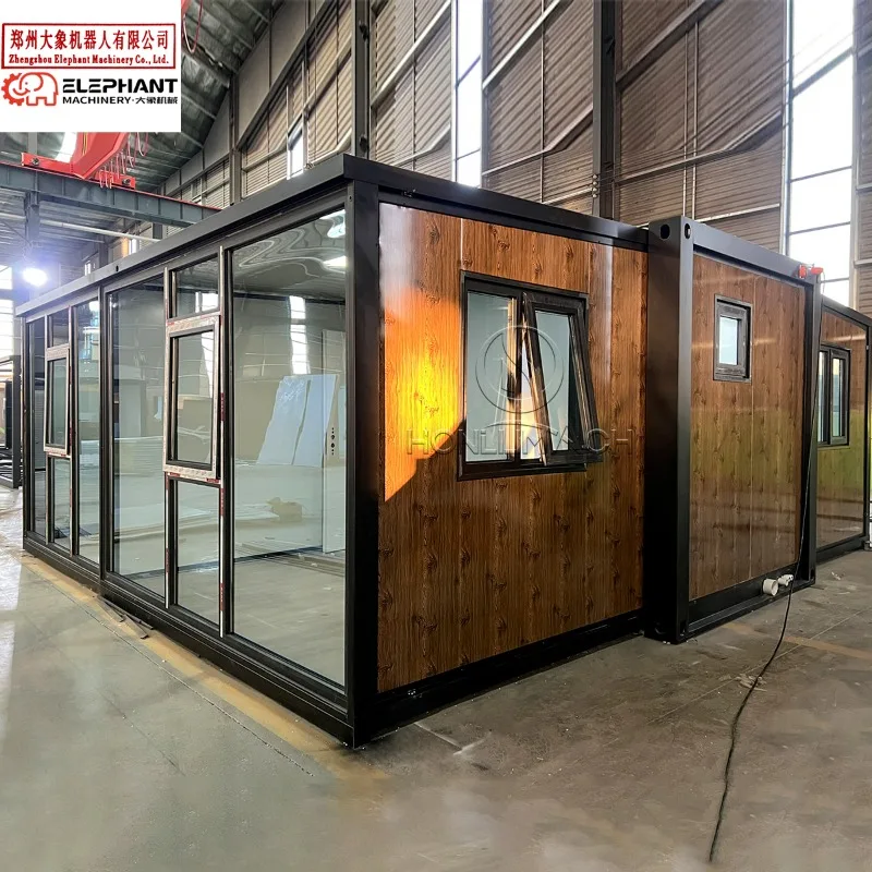 Customized 2026 Durable Galvanized Steel Container House 20ft 40ft Windproof Earthquake Resistant Prefab Home