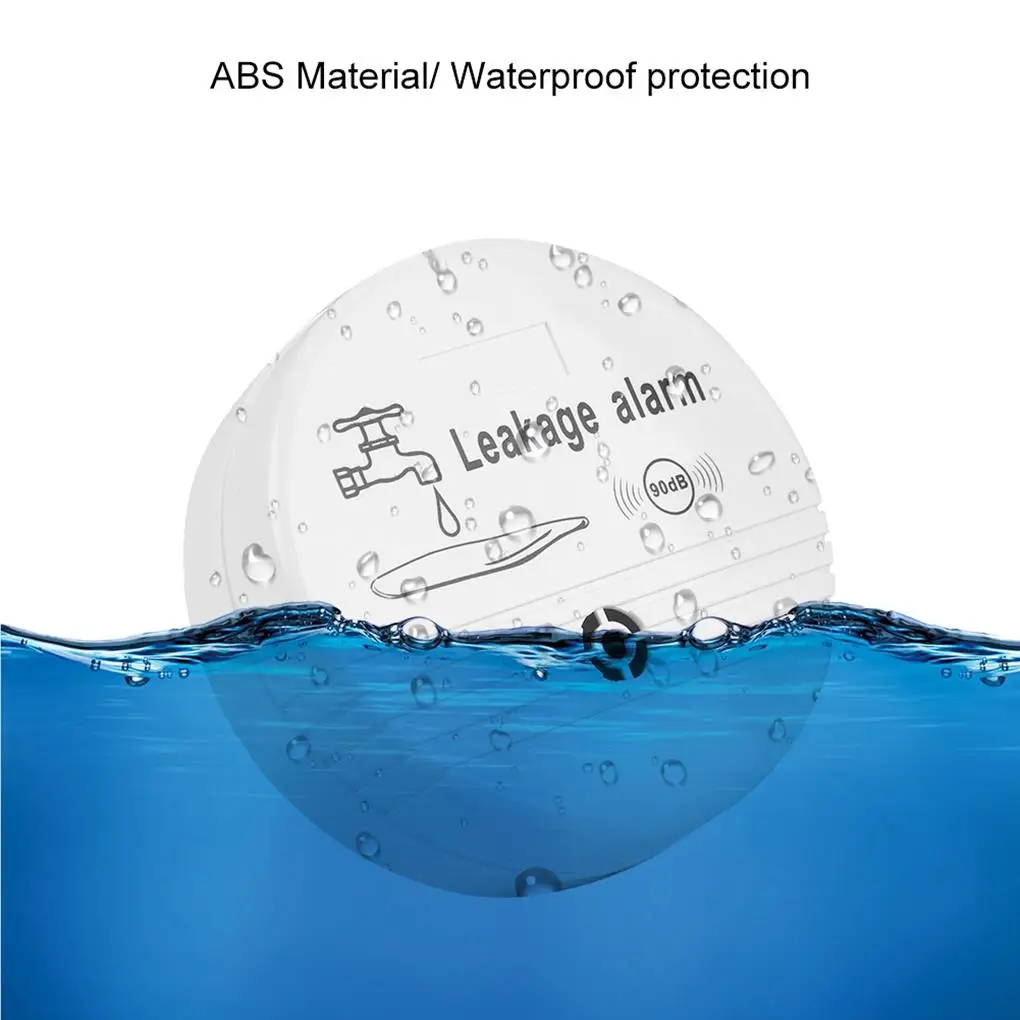 Leakage Alarm Independent Battery Wireless Sensor Water Leak Detector Bath Toilet Floor Pool System Accessories