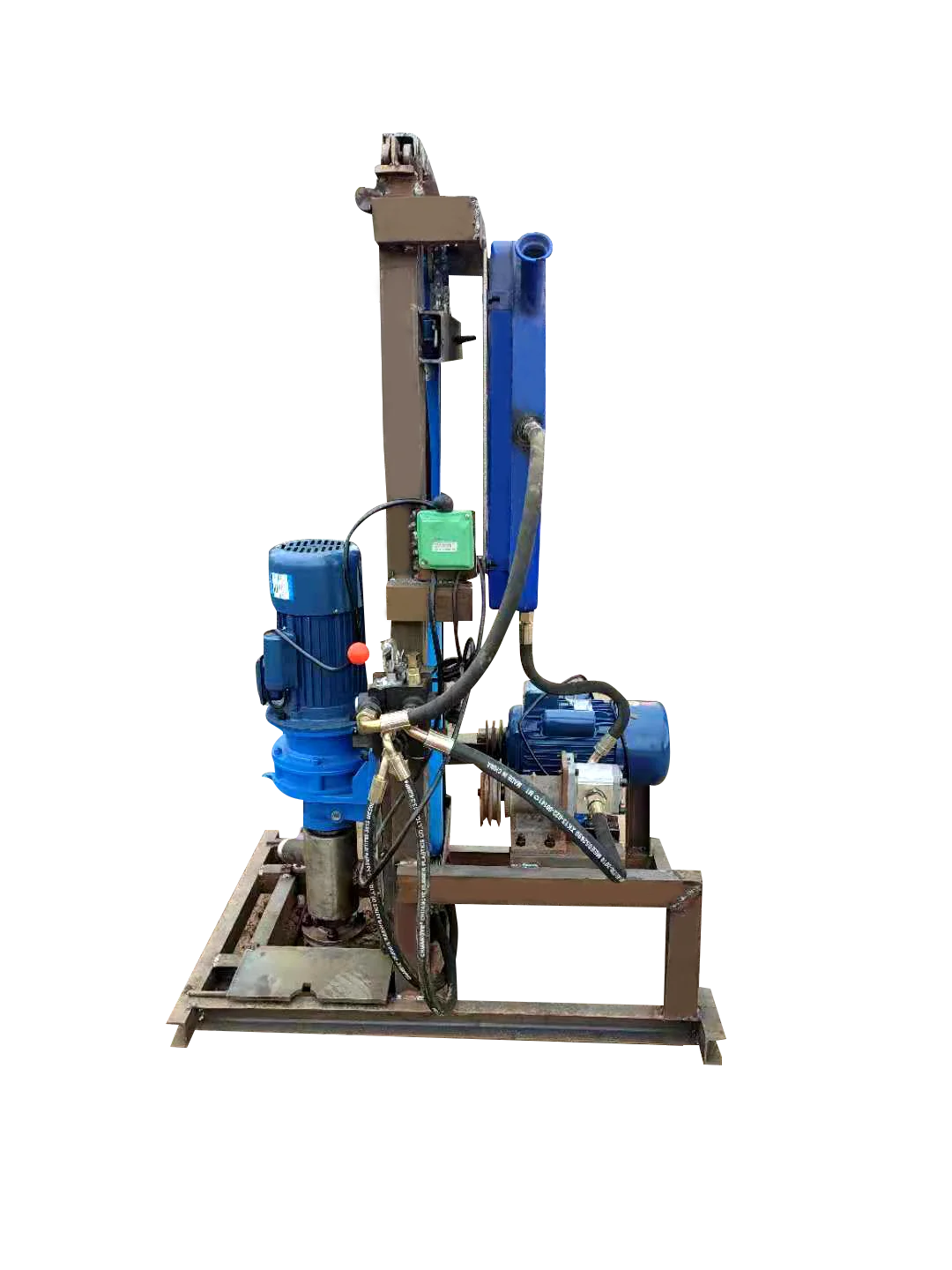 맞춤형 100m 심층 전기 소형 수중 시추기, 소형 전기 유압식 리프팅 수중 시추기