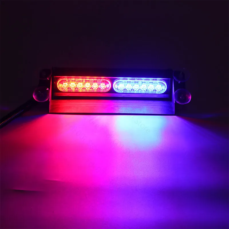 for Newly Released K12 Double Strobe Flashing LED Dash   Lights Car Accessory