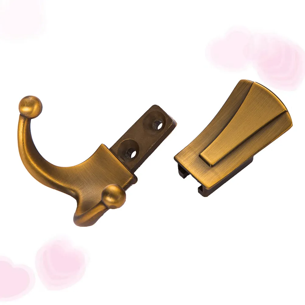 

Двойной настенный крючок-вешалка из алюминия для тяжелых нагрузок, для ванной, кухни, гаража, для полотенец, халатов, шляп, сумок, цвет кофе