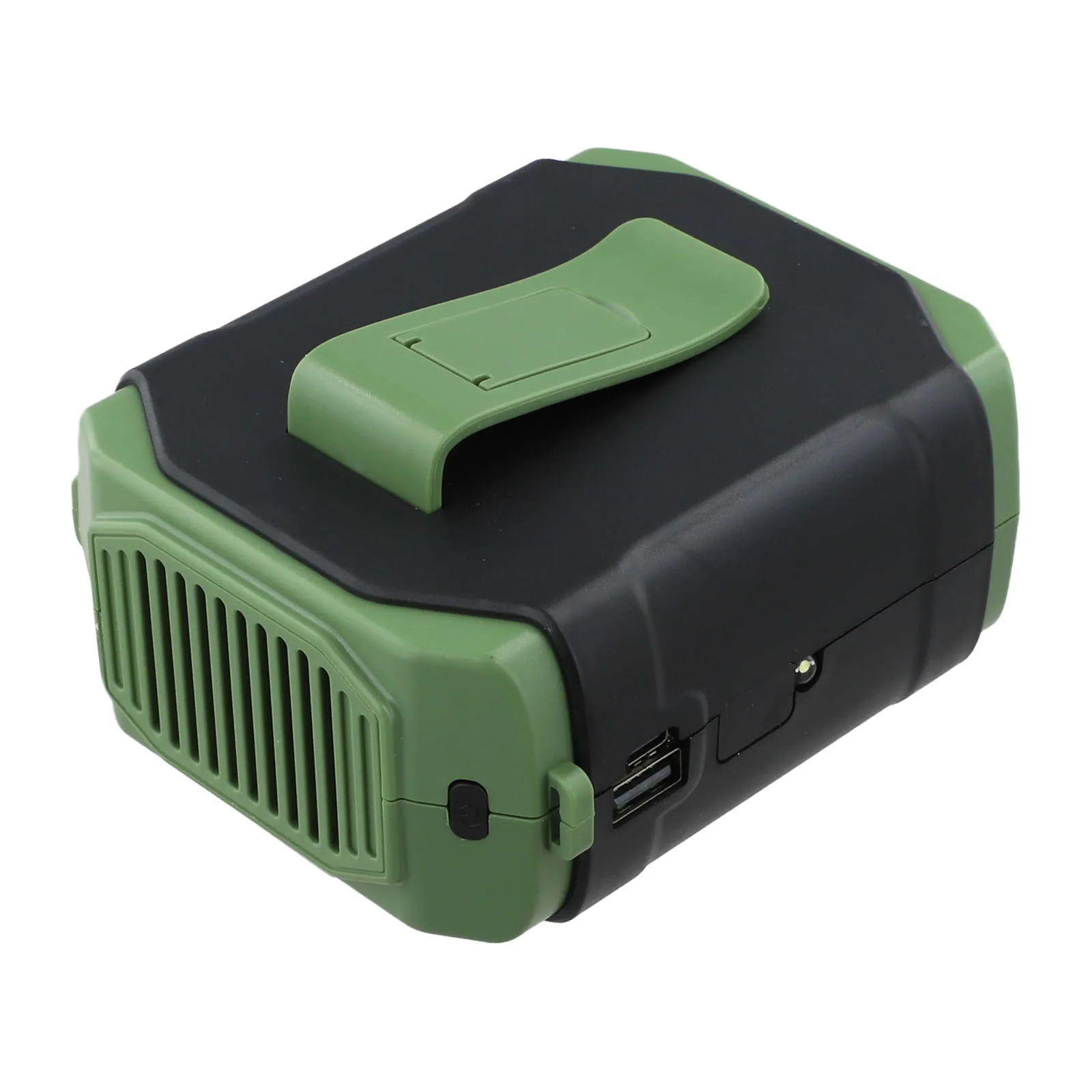 

Quiet Settings Portable Waist Fan Mini Power Bank Fan Real-time Battery Display Suitable For Outdoor Activities
