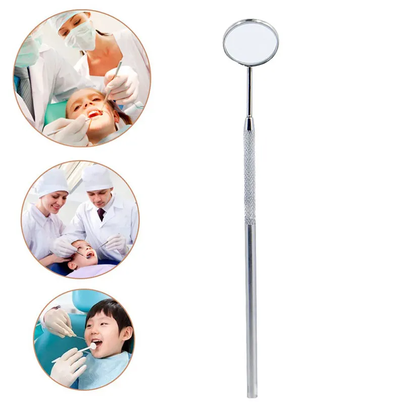 Dental Mouth Mirror Stainless Steel Checking Eyelash Extension Mirror Removable Reflector Dentist Equipment Oral Care Tool