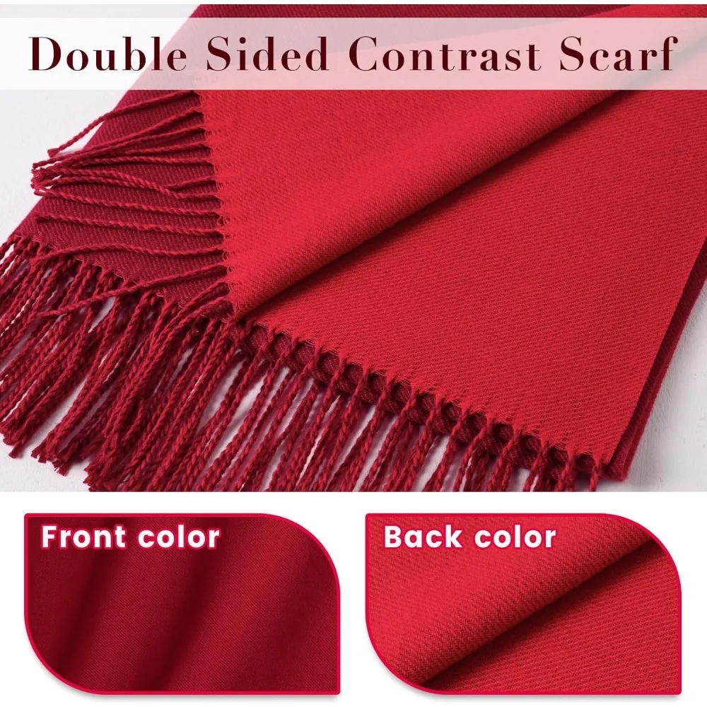 レディーススカーフ 大きめパシュミナショール＆ラップ 軽量ブランケットスカーフ イブニングドレス用 暖かい デイリートラベル オフィス用