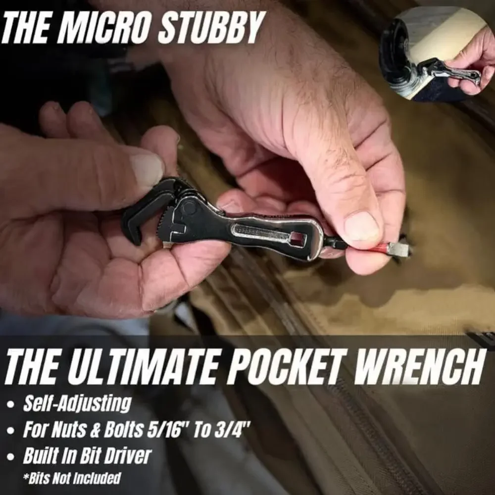 مايكرو قصير الأنابيب الملزمة وجع المحمولة متعددة الوظائف 2 في 1 ضبط مفتاح ربط قصير للمساحات الضيقة أداة إصلاح اليد