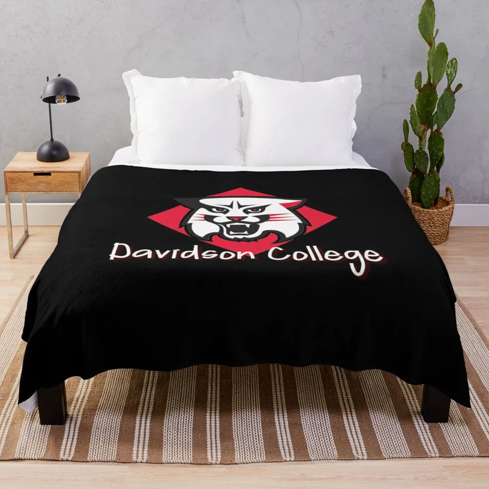 Davidson College Throw Blanket Hairy Blankets Giant Sofa Blanket Softest Blanket