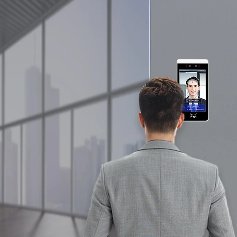 ZJZ 8 Inch Biometric Face Recognition System NFC Reset Feature WiFi Access Control ODM/OEM Supported Facial Recognition Customiz